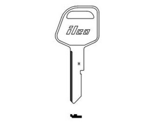 KABA ILCO CORP  B79 NP A06  AL01170012              Vehicle Key Blank, Brass, Nickel Plated, 6 Price Group, For General Motors