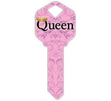 HOWARD KEYS  KW-HK31               Decorative Key Blank, Kwikset, Queen Design