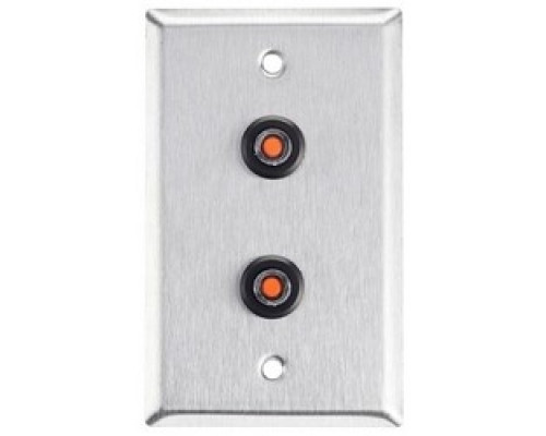 ALARM CONTROLS RP-45        Shunt Switch, 2 DPDT Indicating, 1-Gang, 2 Ampere at 28 Volt DC, Stainless Steel