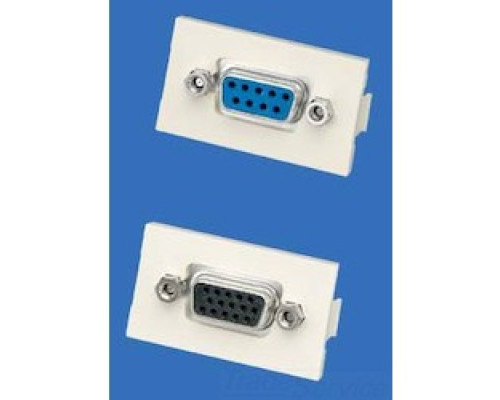 PANDUIT  CMD9CWHY               D-Sub Connector, 9 Pin, 2 Port Female/Female Coupler, White