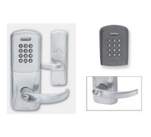 SCHLAGE ALLEGION BRAND  AD200-993R70MTK-SPA-626-B-LHR 4B        Electronic Door Lock, Rim/CVC/CVR Exit Trim Chassis, Multi-Technology, Keypad, Left Hand Reverse, Sparta Lever, Satin Chrome, Without 7-Pin SFIC Cylinder, For Class/St
