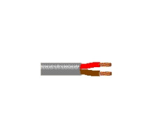 BELDEN  8675 060500               Multi-Conductor Cable, 2 Conductors, 14 AWG, 19x27 Strands, Bare Copper, PVC Insulation, PVC Jacket