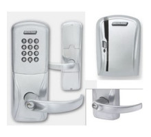 SCHLAGE ALLEGION BRAND  AD200-CY70MSK-SPA-626-JYA6-RH 4B 13247 10025 134        Electronic Door Lock, Cylindrical Chassis, Magnetic Strip, Keypad, Right Hand, Sparta Lever, Satin Chrome, Without Yale 6-Pin FSIC Cylinder, For Class/