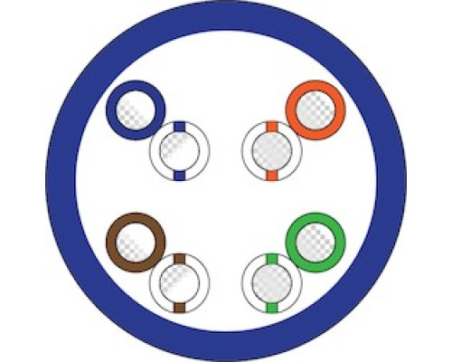 NORTHERN  N5ERWH1BX               24-4P UTP-Riser Solid BC CAT5E, Riser - White