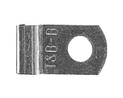THOMAS & BETTS  K675               Non-insulated Flag Terminal For Wire Range 3 Stud Size 1/2, Metallic