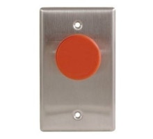CAMDEN DOOR CONTROL  CM-420R               Door Activation Device Pushbutton, 1-Gang, NO-NC, Momentary, Red Button, With Faceplate