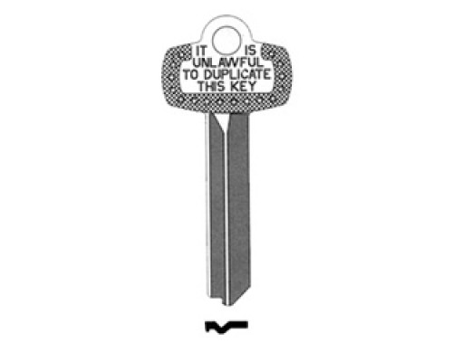 KABA ILCO CORP  1A1B1 NS A30  IAR63826133              Key Blank, Look-Alike, B Keyway, Natural Nickel Silver, 5 Price Group, For Best/Falcon