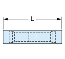 3M  7000133292  MNG14BCX              3M Scotchlok Butt Connector Nylon Insulated, 100/bottle, MNG14BCX