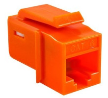 HELLERMANNTYTON  GSTJC6U-OR               GST Category 6 UTP Modular Keystone Jack, Plenum Rated, Orange, 1/bag