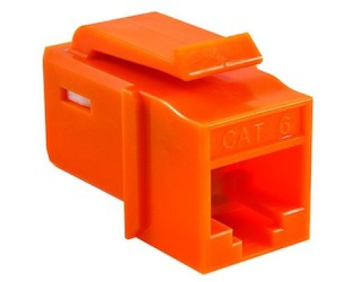 HELLERMANNTYTON  GSTJC6U-OR               GST Category 6 UTP Modular Keystone Jack, Plenum Rated, Orange, 1/bag