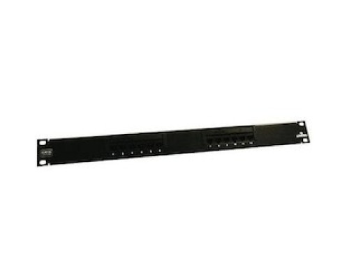 LEVITON  69586-U12               eXtreme 6+ Universal Patch Panel, 12-Port, 1RU, Category 6, Includes Cable Management Bar