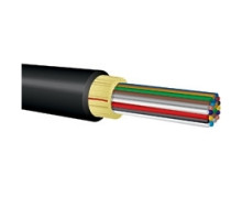 OPTICAL CABLE CORPORATION  DX006DWLS9KR  DX006DWLS9KR              6 Fiber 62.5/125 m OM1 Indoor/Outdoor Distribution Riser 900 m non Armored round PVC Black Fiber Optic Cable
