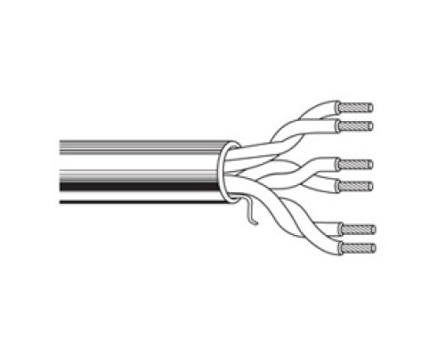 BELDEN  6542UE 8771000               Multi-Conductor - Commercial Applications 3-Pair 22 AWG FLRST FLRST Natural