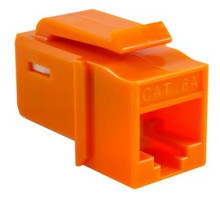 HELLERMANNTYTON  GSTJ6AU-OR               GST Category 6A UTP Modular Keystone Jack, Plenum Rated, Orange, 1/bag
