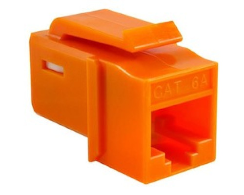 HELLERMANNTYTON  GSTJ6AU-OR               GST Category 6A UTP Modular Keystone Jack, Plenum Rated, Orange, 1/bag