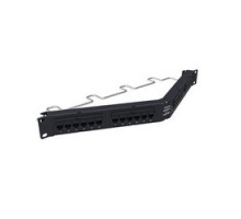 COMMSCOPE UNIPRISE SOLUTIONS  760180067  UNPA-6-DM-1U-24              Uniprise Angled Universal Cat6 Panel 1U 24 Port