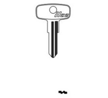 KABA ILCO CORP  YH27 NP A13  X68              Vehicle Key Blank, Brass, Nickel Plated, 13 Price Group, For Yamaha