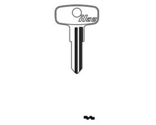 KABA ILCO CORP  YH27 NP A13  X68              Vehicle Key Blank, Brass, Nickel Plated, 13 Price Group, For Yamaha