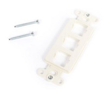 COMMSCOPE ENTERPRISE SOLUTIONS  108265455  M108FR3-262              M108 Flush Mounted Modular Mounting Frame, Three Port, White