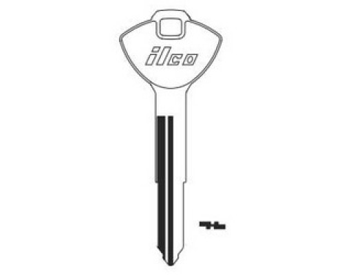 KABA ILCO CORP  SUZ16 NP A05  X276              Vehicle Key Blank, Brass, Nickel Plated, 5 Price Group, For Suzuki Motorcycle