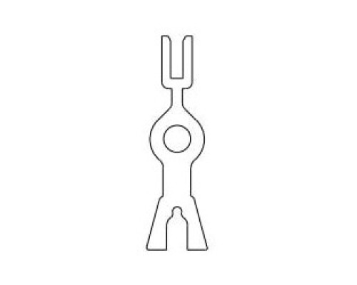 KABA ILCO CORP  TS150 ST A02  IAD00000276              Key Blank, Steel, Nickel Plated, 2 Price Group, For Miscellaneous