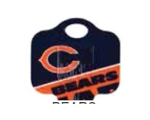 KABA ILCO CORP  SC1-NFL-BEARS A46               Decorative Key Blank, NFL Team Key, Schlage, Bears Logo, SC1 Keyway, 46 Price Group