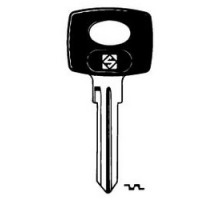 KABA ILCO CORP  CR4RP NP A14               Vehicle Key Blank, Natural Brass, 14 Price Group, For Mercedes Benz