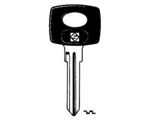 KABA ILCO CORP  CR4RP NP A14               Vehicle Key Blank, Natural Brass, 14 Price Group, For Mercedes Benz
