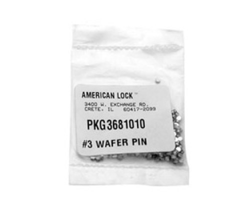 AMERICAN LOCK COMPANY  APKG3681050               Padlock Rekeying Pin, Wafer, Master, #2, 100 each per Pack