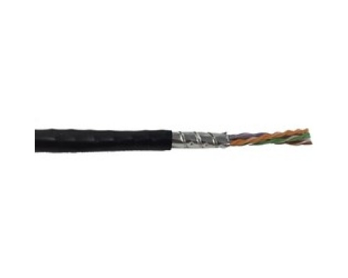 BELDEN BAV  2183P 010A1000               4K UHD Media Cable, 23 AWG, 4-Pair, Solid Bare Copper Conductor, Plenum, F/UTP O/A Foil Shield, Helical TC Drain, Solid FEP Insulation, FEP Rod Filler, Corrugated Flex Shield, Rip Cord, Flamarrest Ja