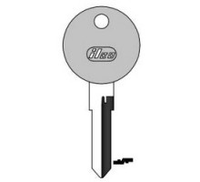 KABA ILCO CORP  73VB-P NP A09  AJ00000034              Vehicle Key Blank, Plastic Head, Brass, Nickel Plated, 9 Price Group, For Audi, Porsche, Volkswagen