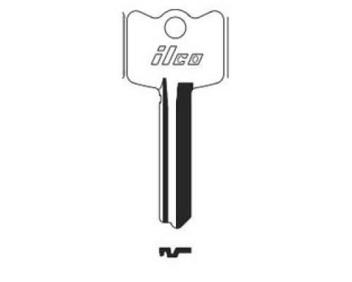 KABA ILCO CORP  CH1C NS A30               Cylinder Lock Key Blank, 1C Section, Natural Nickel Silver, 5 Price Group, For Arrow