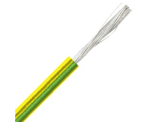 LAPP GROUP  4520004               Hook up Wire, H07V-K, 10 AWG/1C, 750V, HAR, CE, Green/Yellow