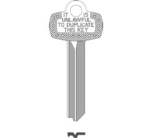 KABA ILCO CORP  1A1C1 NS A30  IAR63826143              Key Blank, Look-Alike, C Keyway, Natural Nickel Silver, 5 Price Group, For Best/Falcon