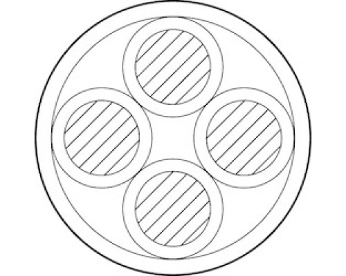 NORTHERN  N1604-7016-0350               16-4C Solid BC PVC Unshielded PVC, CMR - Red - 500’ Pull Box