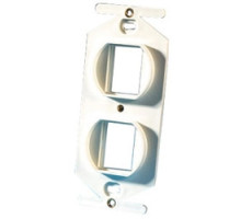 ORTRONICS  40800017               TracJack 106-Type Frame, two-port, Fog White