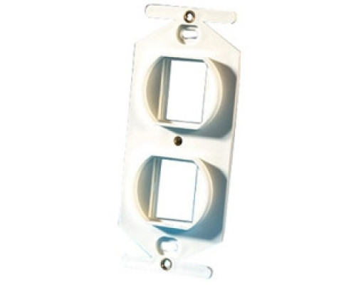 ORTRONICS  40800017               TracJack 106-Type Frame, two-port, Fog White