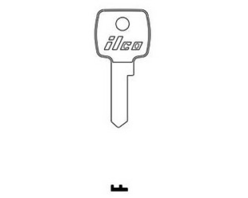 KABA ILCO CORP  LF19 NP A13               Cylinder Lock Key Blank, Brass, Nickel Plated, 13 Price Group, For Lowe and Fletcher
