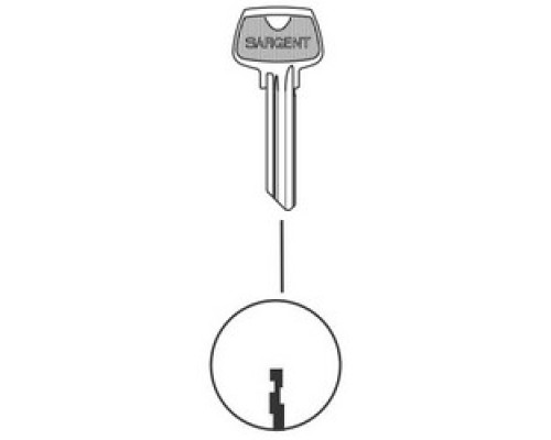 SARGENT  275LJ               Cylinder Lock Key Blank, 5-Pin, LJ Keyway