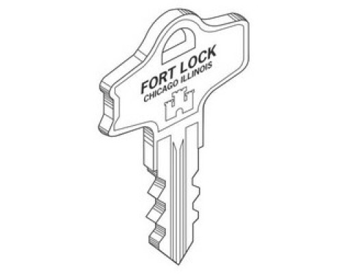 FORT LOCK NATIONAL CABINET  K757        Gate Lock Key Blank, For 5000 Series 757 Keyway Lock