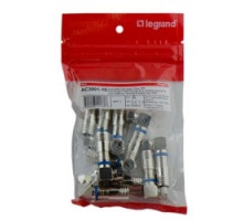 ON-Q/LEGRAND  AC300110  AC3001-10              Plug, RG6U/Q Right Angle, 4