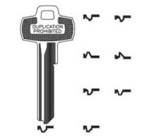 KABA ILCO CORP  1A1WA1 NS A55  IAR00000293              Key Blank, Look-Alike, WA Keyway, Natural Nickel Silver, 15 Price Group, For Best