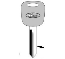 KABA ILCO CORP  H78-P NP A09  AJ01630052              Vehicle Key Blank, Plastic Head, Brass, Nickel Plated, 9 Price Group, For Ford