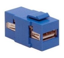 HUBBELL PREMISE WIRING SFUSBAAW        iSTATION TM USB 2.0 audio Video connector, A-to-A interface format, office white