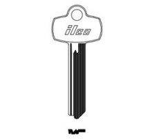 KABA ILCO CORP  A1114L NP A04  IAA53826112              Cylinder Lock Key Blank, Brass, Nickel Plated, 4 Price Group, For Best