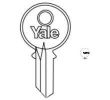 ASSA ABLOY ACCENTRA  RN11GA               Lock Key Blank, 6-Pin, Standard Bow, Single Section, GA Keyway, 0.51