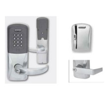 SCHLAGE ALLEGION BRAND  AD400-CY70MS-RHO-626-JD-RH 4B 13247 10025 134        Electronic Door Lock, Cylindrical Chassis, Magnetic Stripe, Right Hand, Rhodes Lever, Satin Chrome, 4AA Battery Kit, Without 6-Pin FSIC Cylinder, For Clas