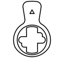 CORBIN RUSSWIN INC 756F517        Mortise Cylinder Cam, A02 WAS #1 , Straight, Steel