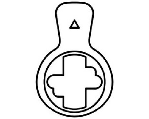 CORBIN RUSSWIN INC 756F517        Mortise Cylinder Cam, A02 WAS #1 , Straight, Steel