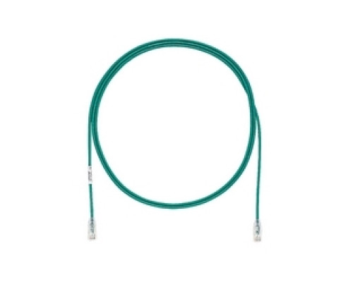 PANDUIT  UTP28SP46GR               Cat6 UTP 28AWG CM/LSZH Cable Assembly, Green, 46 Foot